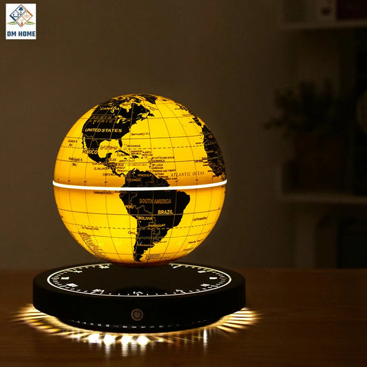 Globe à lévitation magnétique 3D lumineux auto-rotatif, lumière LED de nuit, décoration de bureau, cadeau original pour enfants